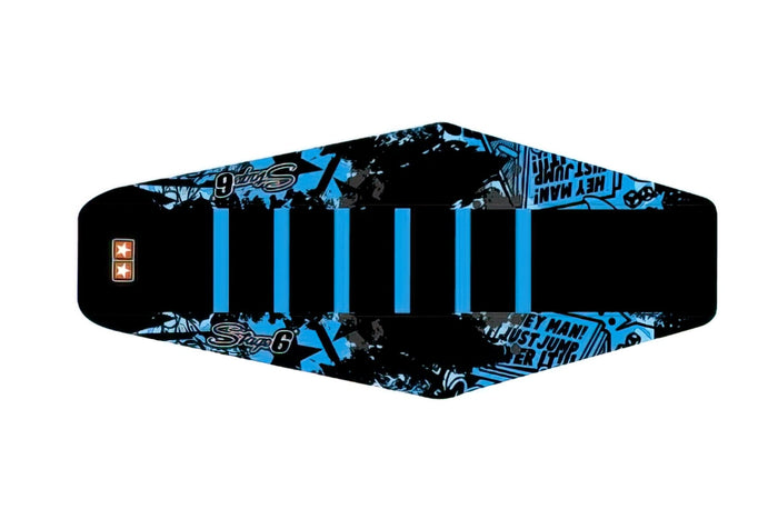 S6-059261/BL Coprisella Stage6 Full Covering nero - blu Derbi Senda 2005 - 2010, COD: S6-059261/BL