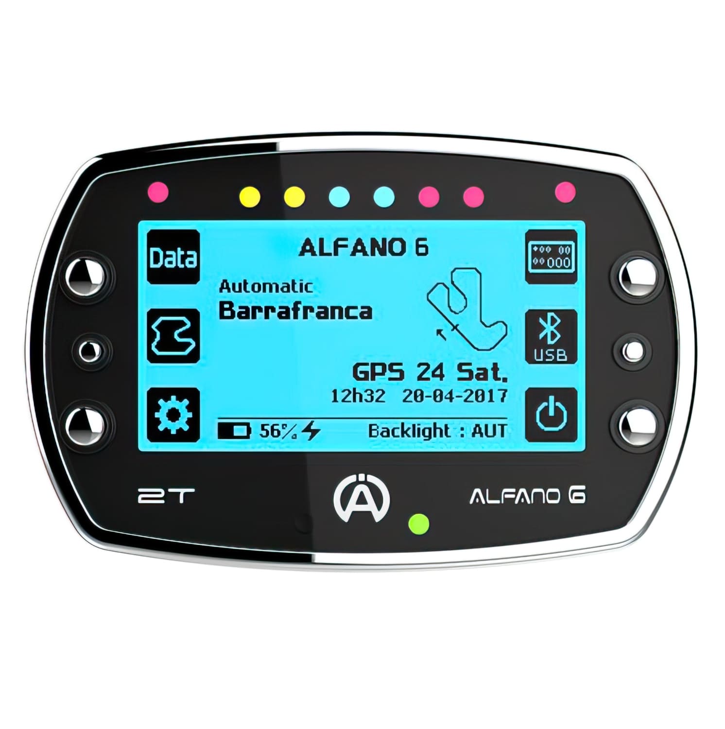 ALF1060-P4 2T-Kit Alfano 6 contachilometri / laptimer multi-funzionale