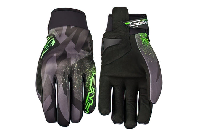 A447914E Guanti Five Globe Replica Camo CE Fluo Green, XXL