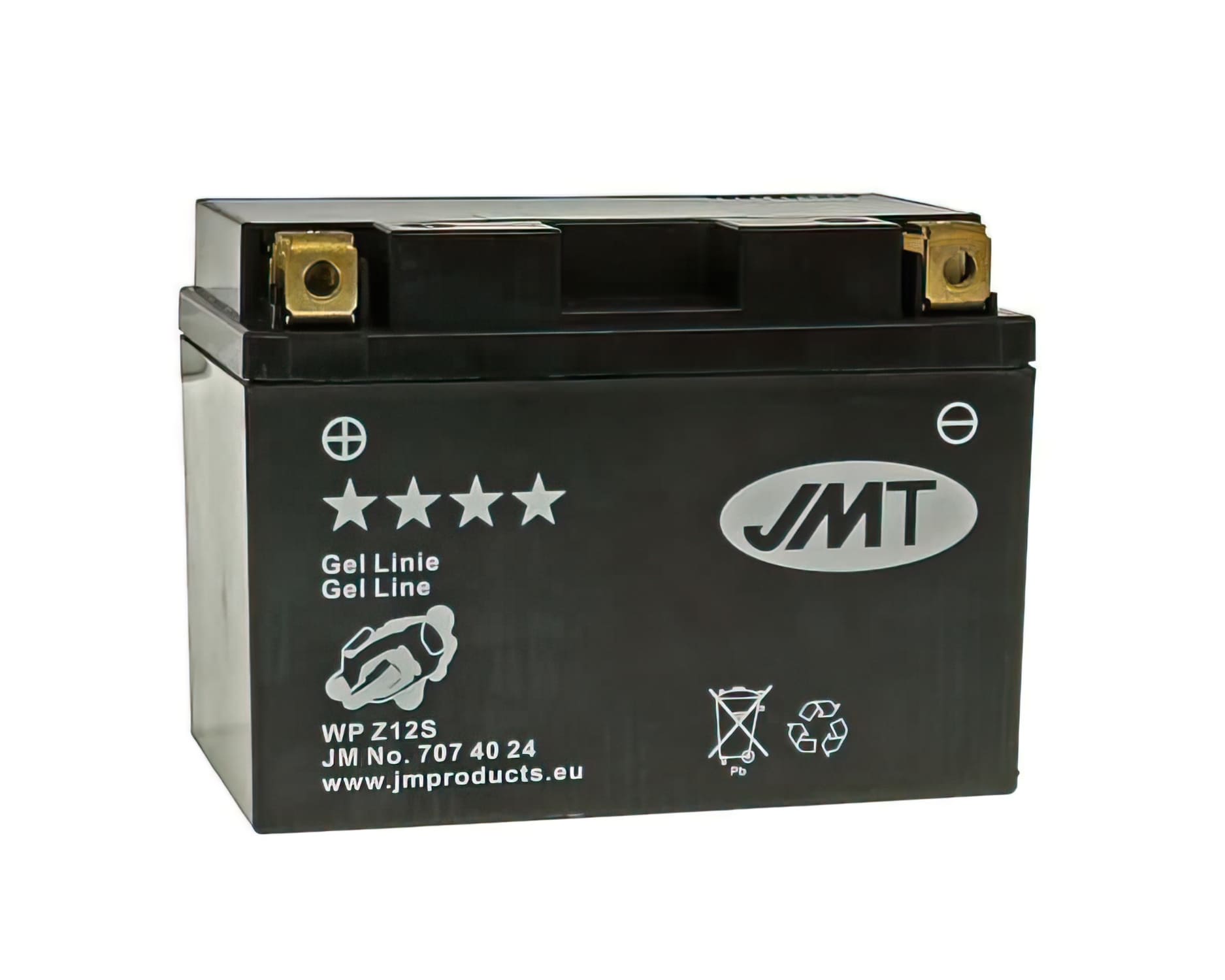 JMT19468 Batteria JMT Gel JMTZ12S Gel senza manutenzione - pronto per l'installazione