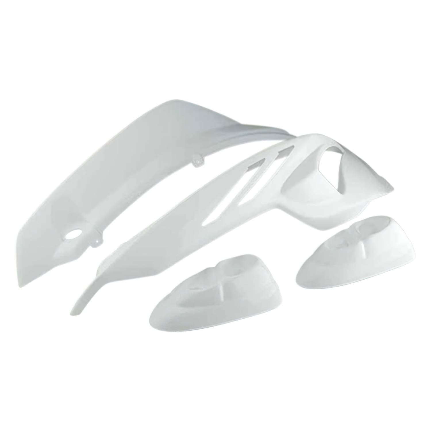 L-BCD632 Carene posteriore bianco BCD XTREM MBK Stunt / Slider