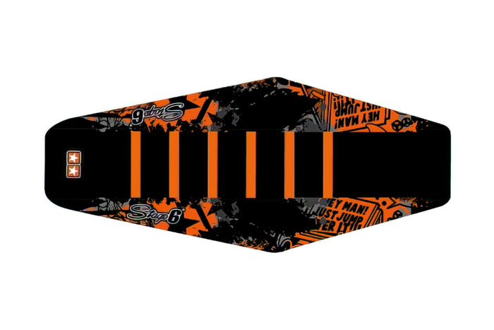 S6-058861/BK Coprisella Stage6 Full Covering nero - arancione Yamaha DT, COD: S6-058861/BK