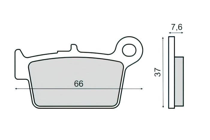 MF40.00230 Pastiglie freno Beta RR, COD: MF40.00230