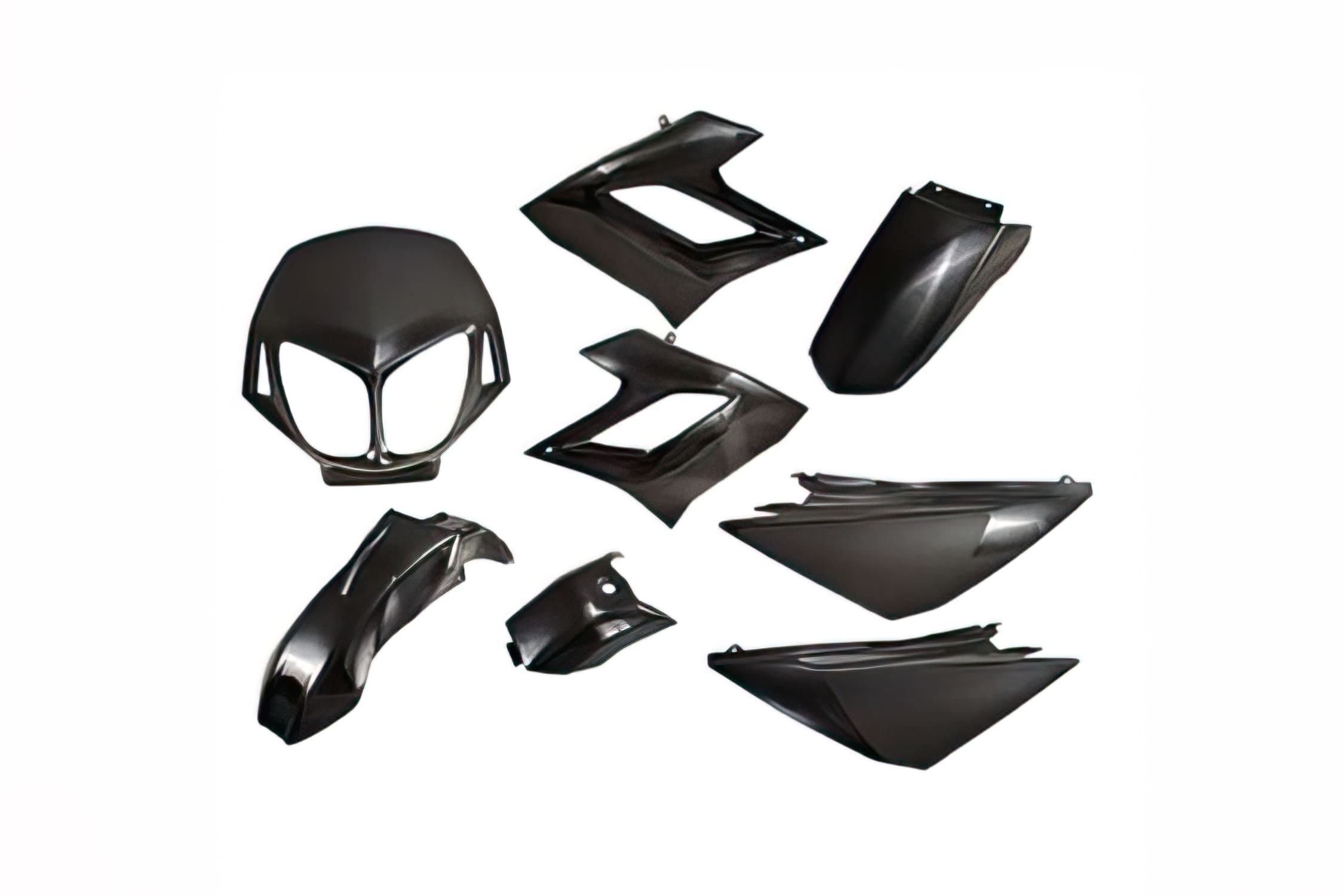 STR-994.10/BK Kit carena 8 pezzi nero Derbi DRD Racing 2006 - 2011, COD: STR-994.10/BK