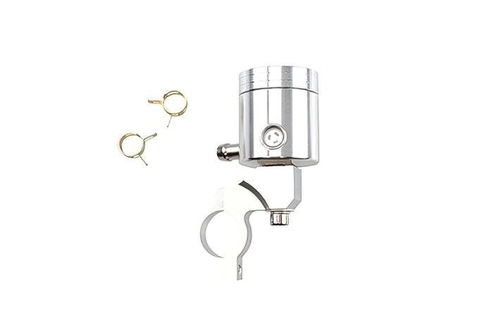 MF45.00027/SI Serbatoio olio freni CNC alluminio rotondo universale argento