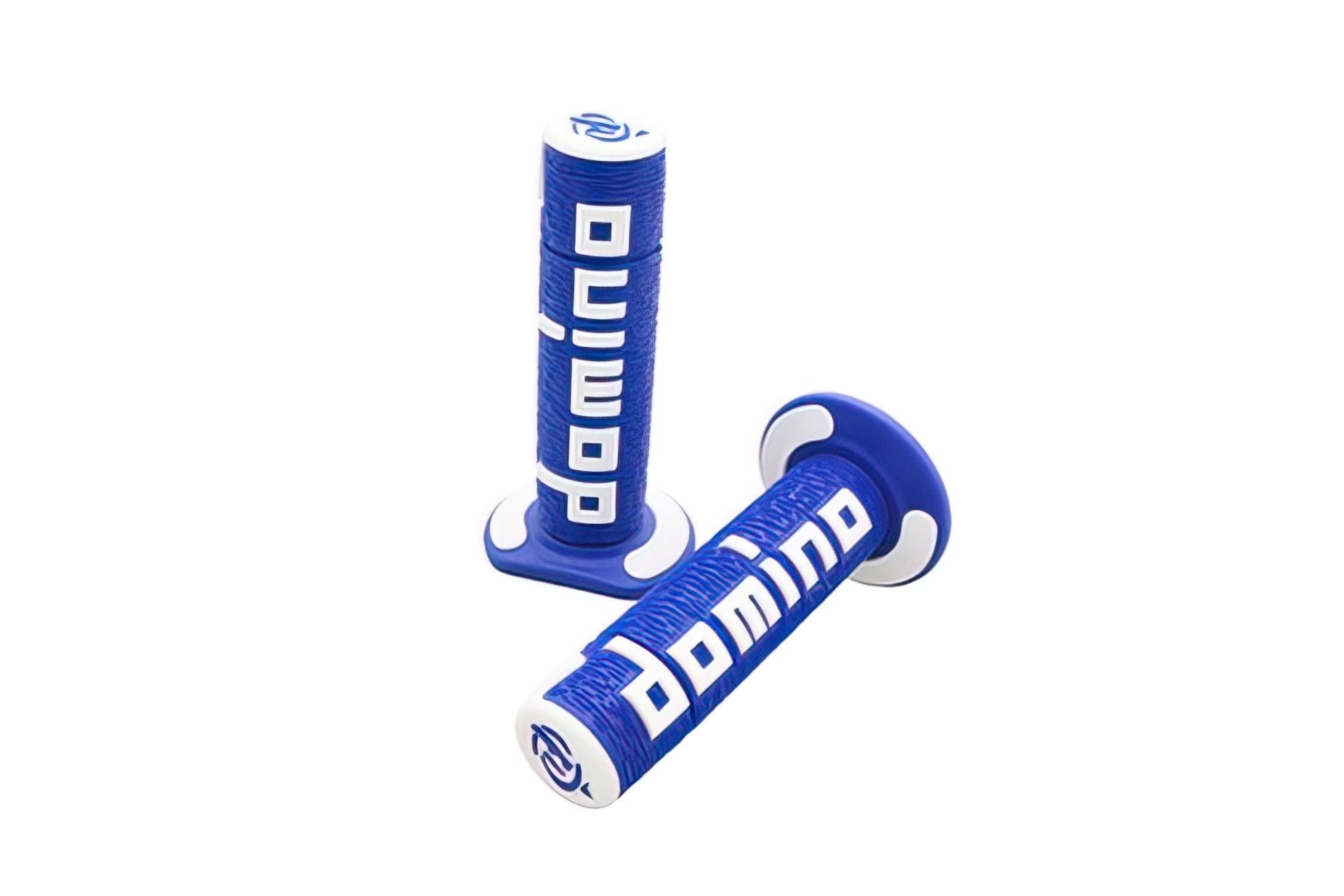 DOM4846A7 Manopole Off Road Domino A360 blu / bianco, COD: DOM4846A7