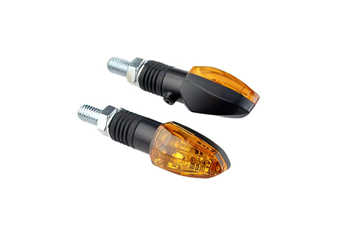 STR-675.34/BK Frecce LED Fighter Led's arancione / nero omologato CE