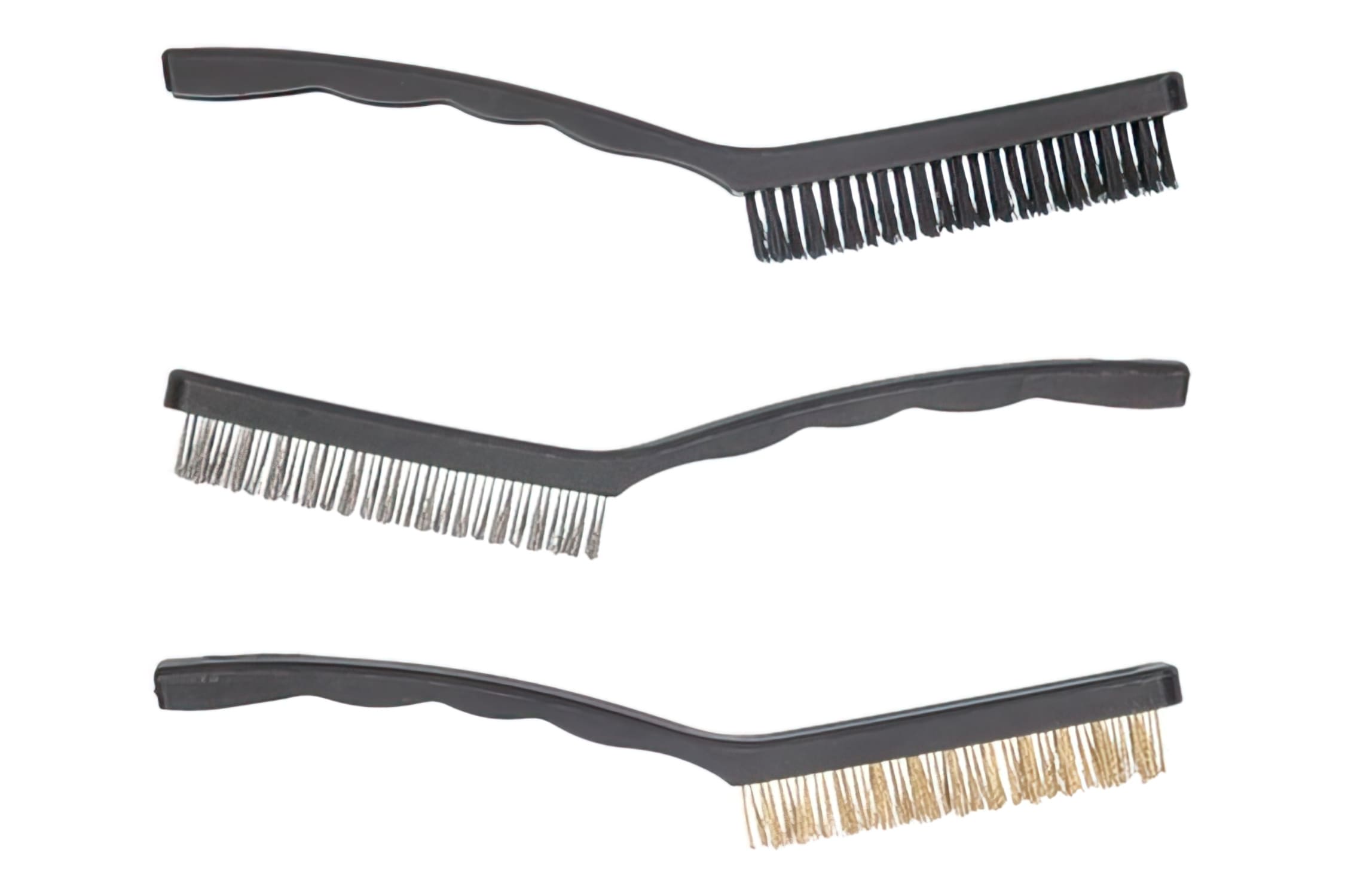 MF99.00132 Set Spazzole acciaio, ottone, plastico