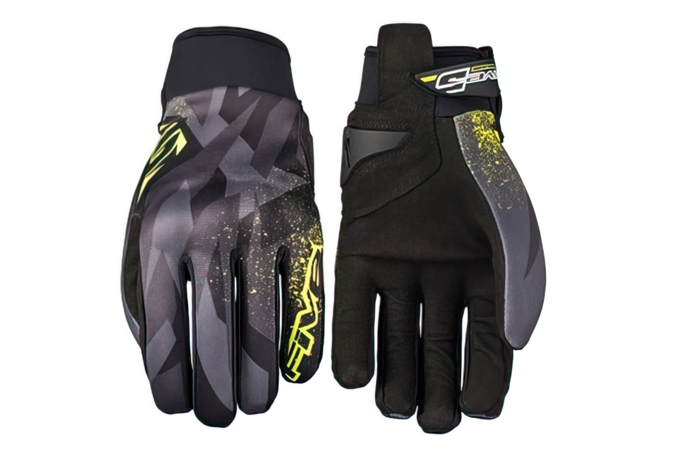 A447912E Five Globe Replica Camo CE Gloves Fluo Yellow, XXL