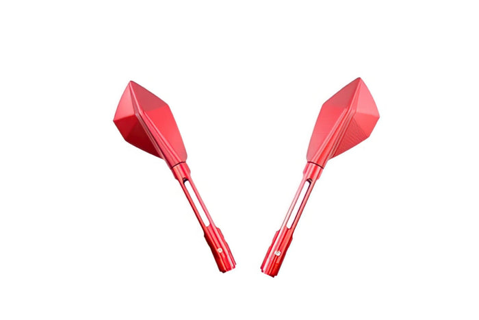 STR-255.12/RE Specchietto Echo CNC lungo rosso, COD: STR-255.12/RE