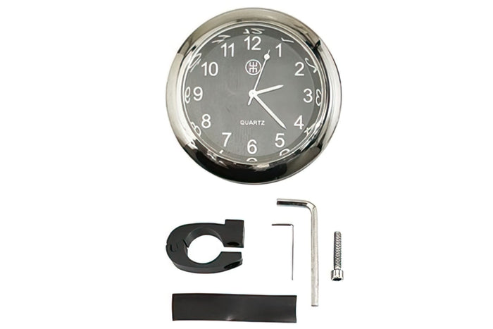 MF01.220 Orologio al quarzo per manubrio impermeabile 45mm cromato