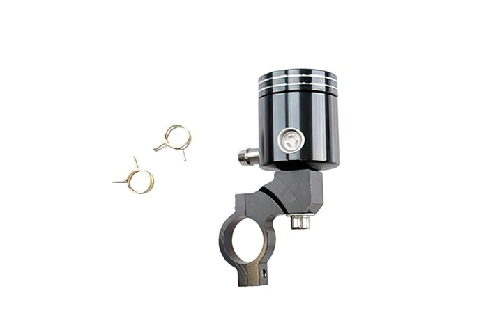 MF45.00027/BK Serbatoio olio freni CNC alluminio rotondo universale nero