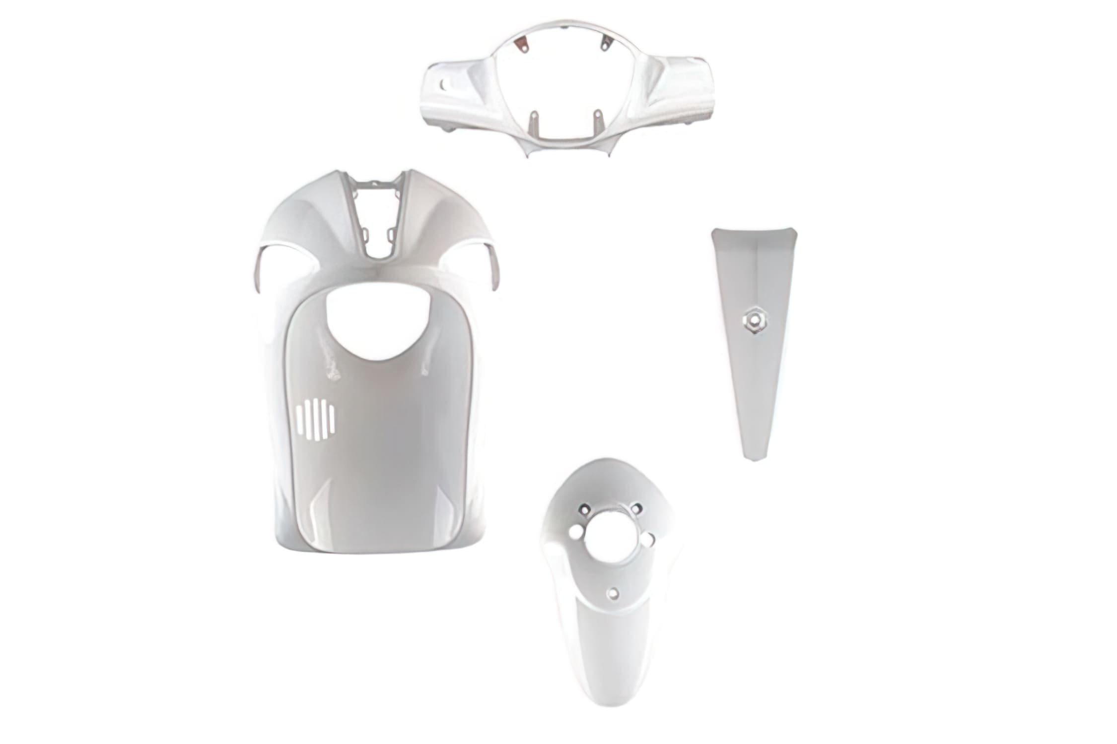 STR-952/WH Kit carena 4 pezzi bianco Piaggio Liberty 2004 - 2014, COD: STR-952/WH