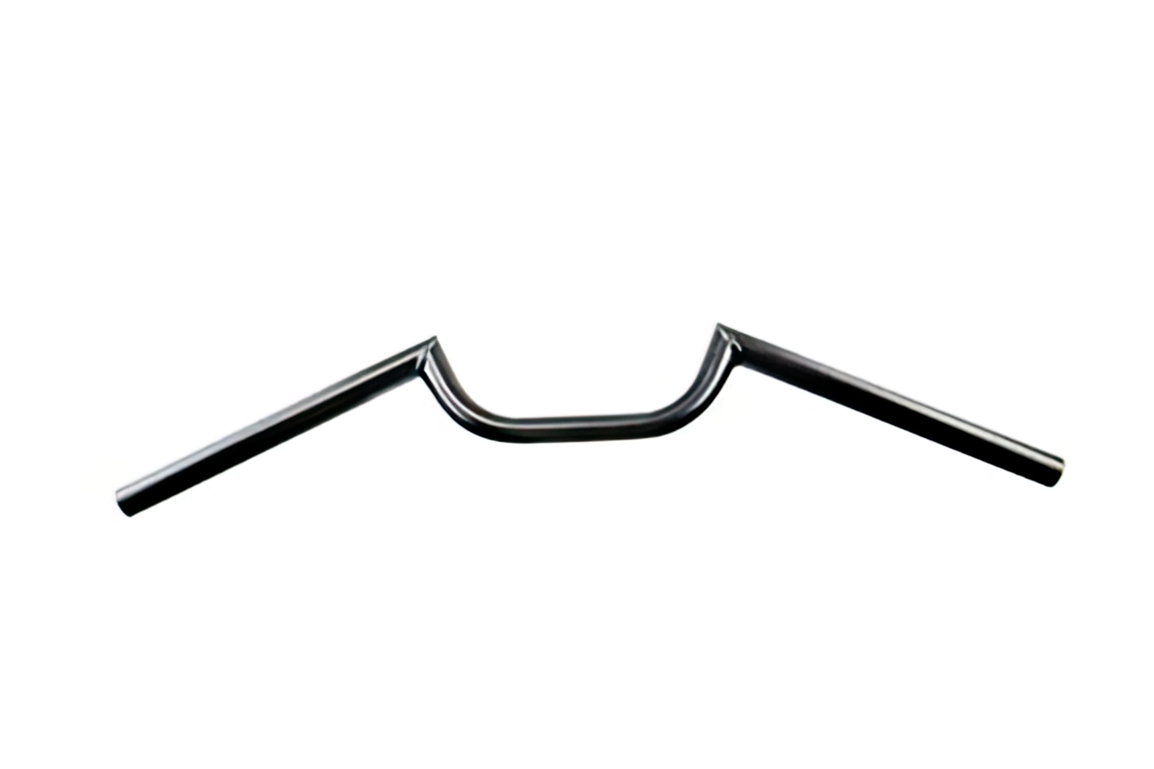 STR-003.79/BK Manubrio racing typ M nero d.22mm, COD: STR-003.79/BK