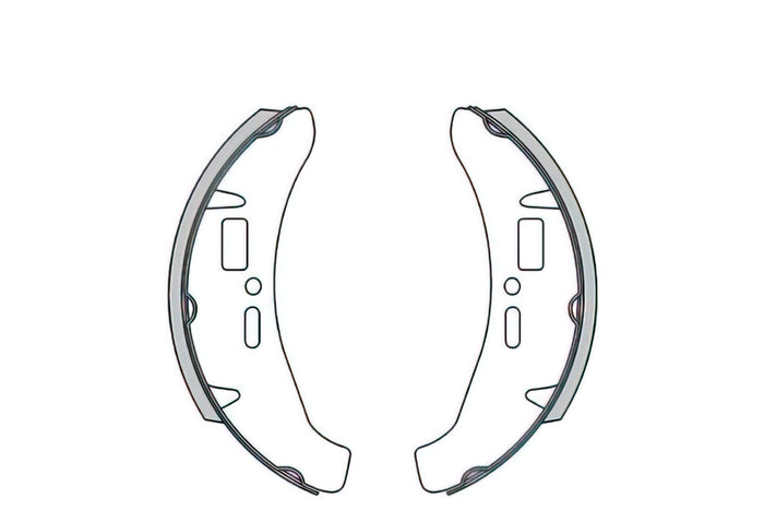 R225120500 Ganasce Freno posteriore RMS Vespa Cosa 125 - 200cc (VLR1T-VLR-VSR1), COD: R225120500