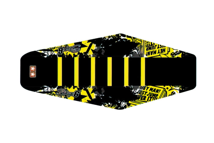 S6-058861/YE Coprisella Stage6 Full Covering nero - giallo Yamaha DT, COD: S6-058861/YE