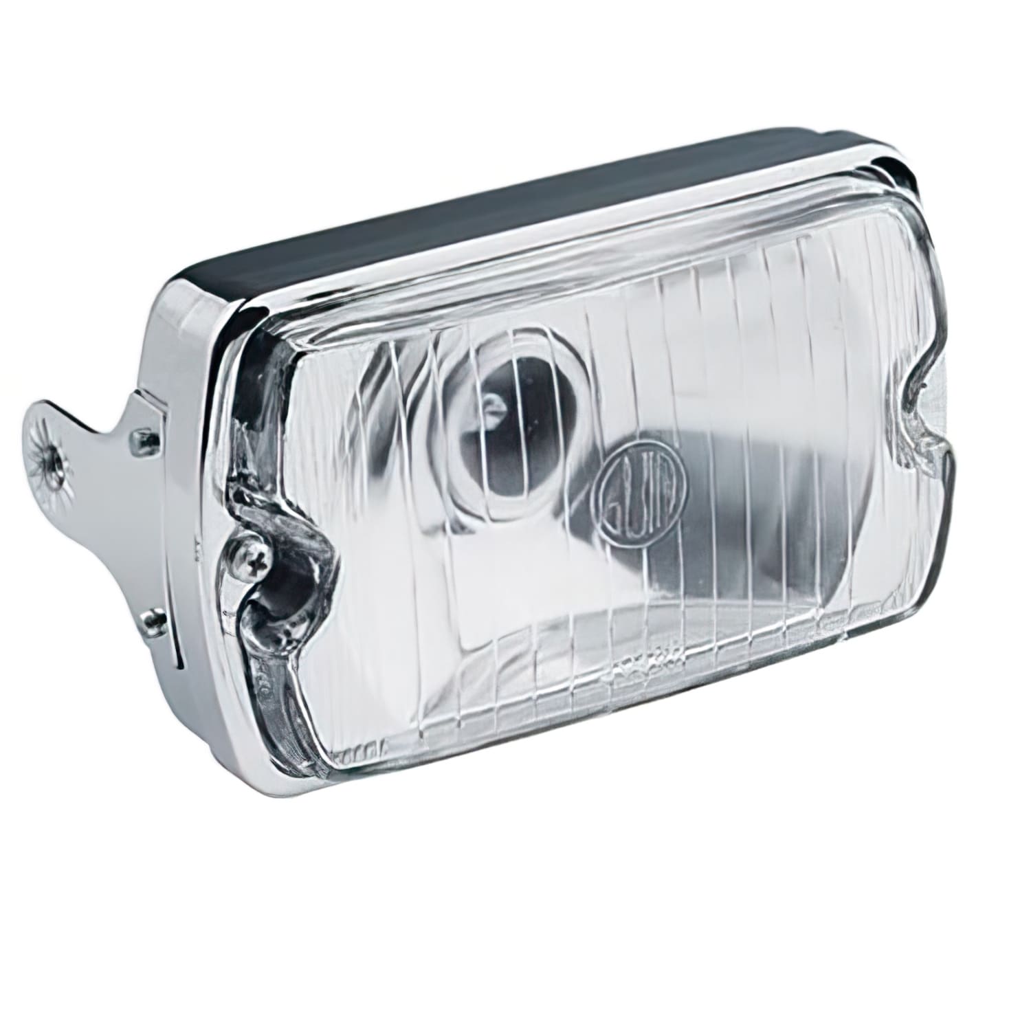 CGN2667 Faro quadrato cromato ciclomotori