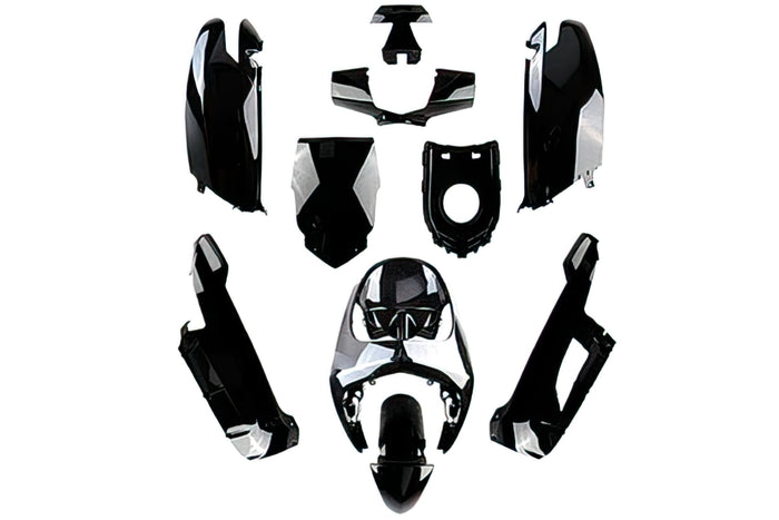 STR-932/BK Kit carena 10 pezzi nero Peugeot Vivavity dopo 2008, COD: STR-932/BK