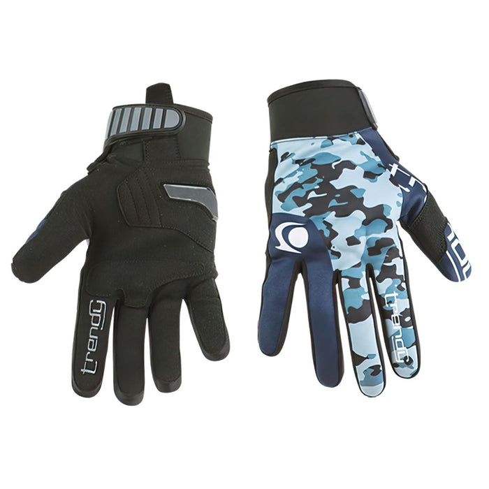 CGN507852 Guanti estivi Trendy Goias CE Camo blu / blu XXXL, COD: CGN507852