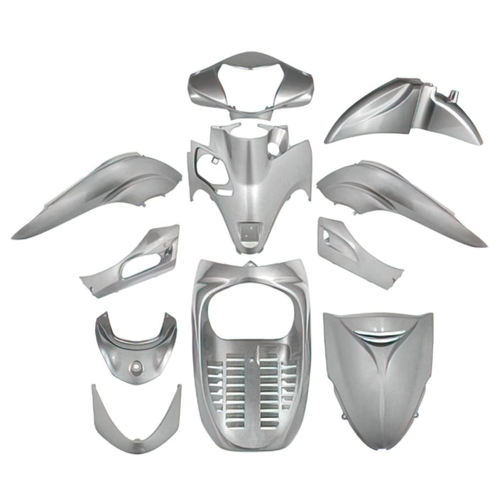 STR-917/SI Kit carena 11 pezzi grigio Honda SH 30 2007 - 2010, COD: STR-917/SI