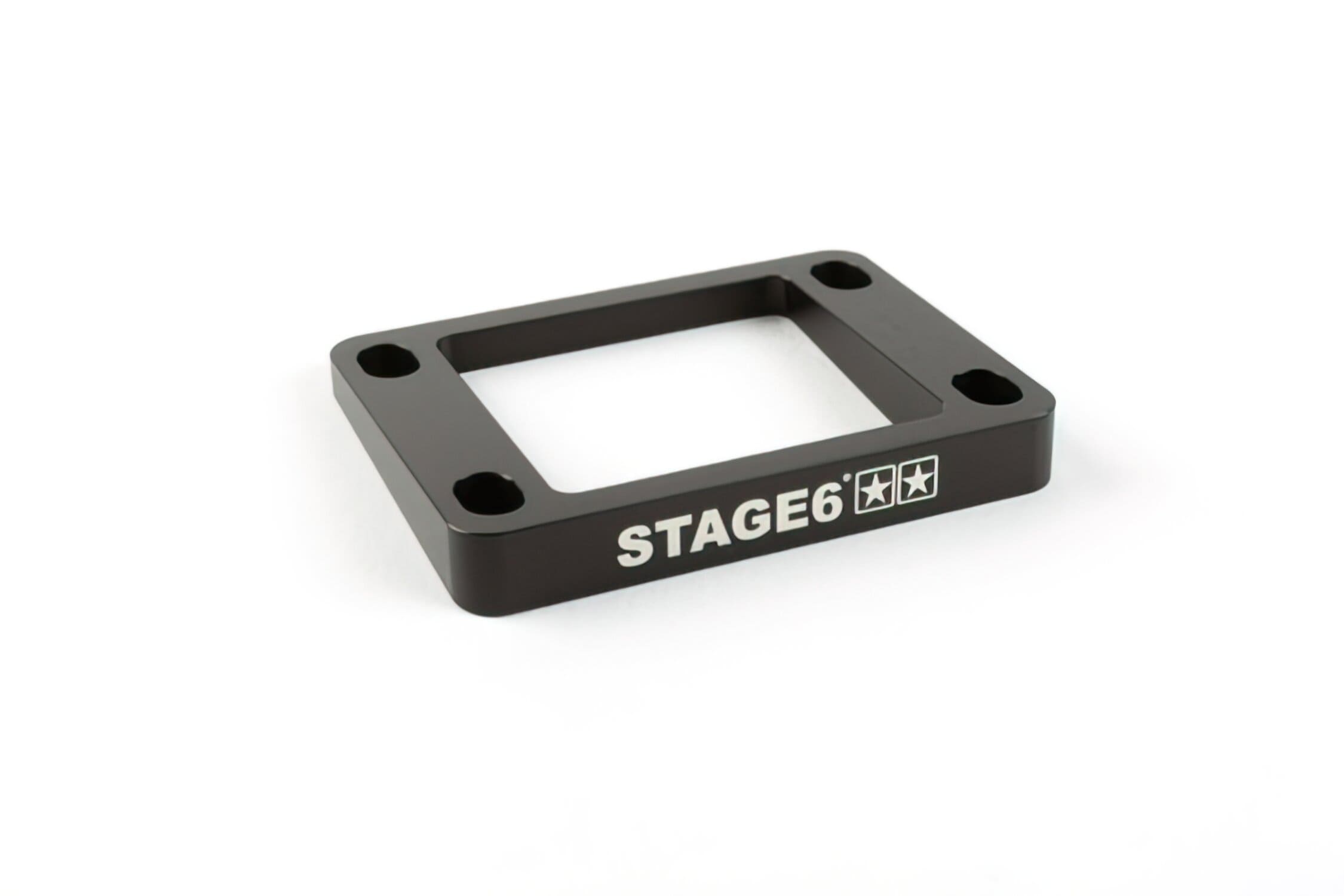 S6-3318804/BK Valve plate Stage6 R/T 5mm angle 5€ Derbi / Minarelli AM6 black