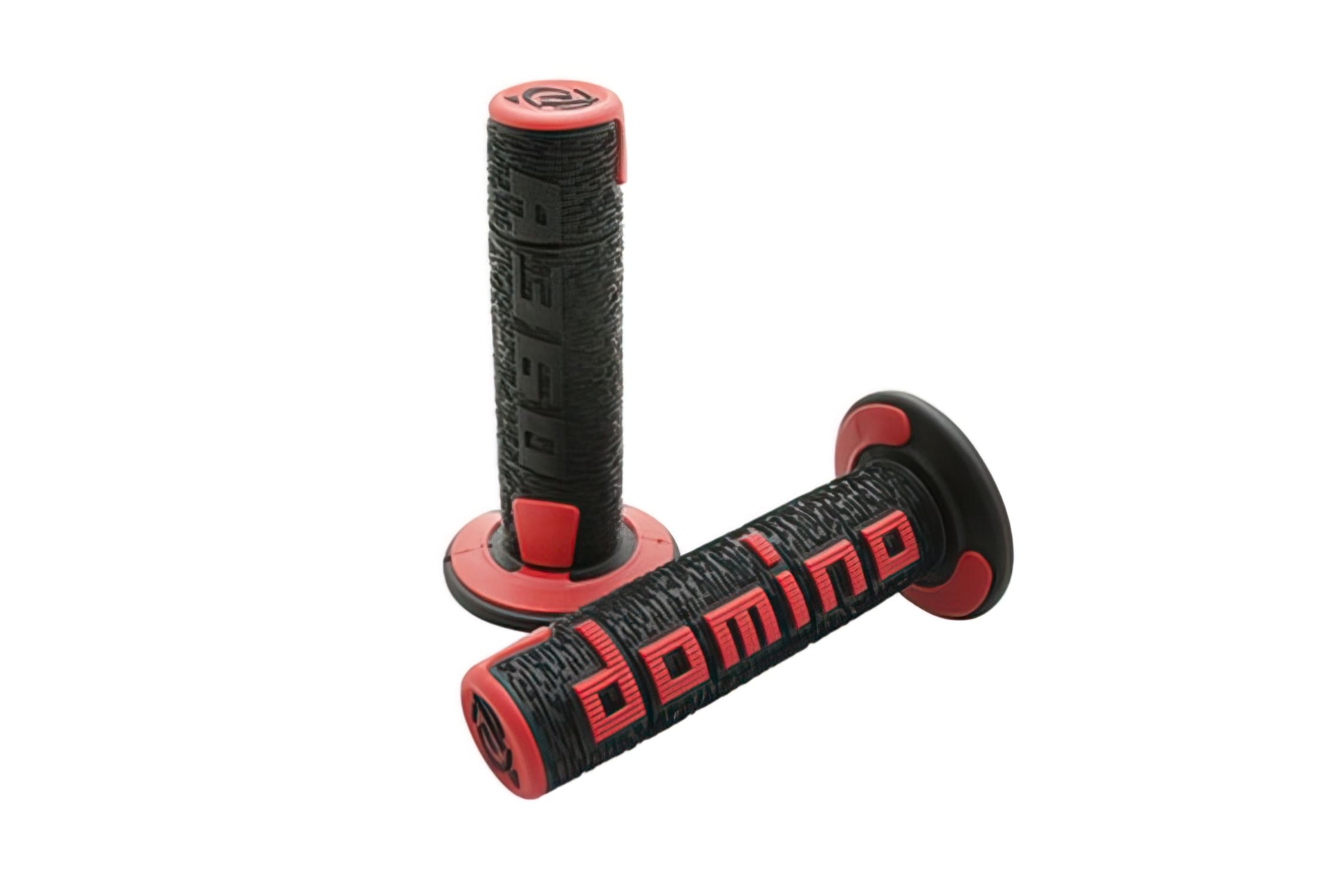 DOM4042A7 Manopole Off Road Domino A360 nero / rosso, COD: DOM4042A7