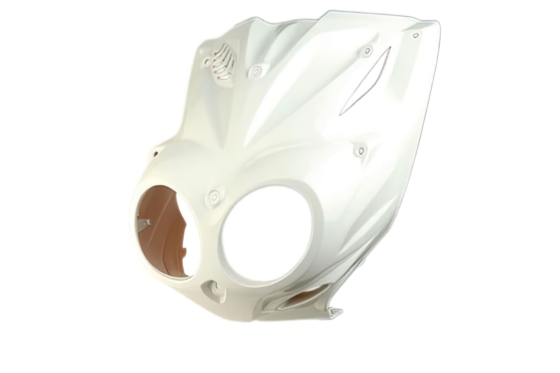 STR-985.05/WH Mascherina / Scudo Anteriore bianco MBK Stunt / Yamaha Slider dopo il 2005, COD: STR-985.05/WH