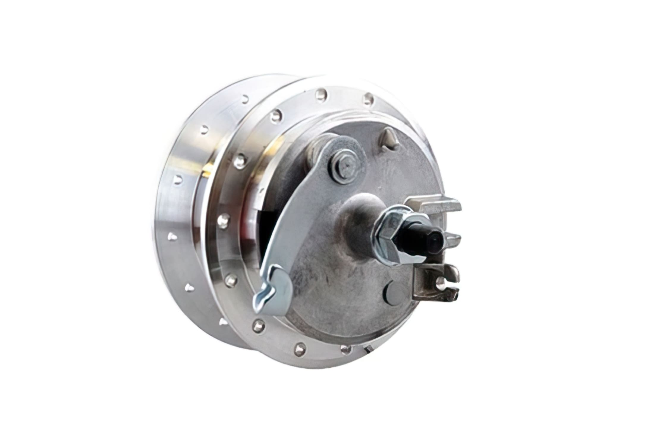 MF10.90103 Mozzo ruota anteriore asse 12mm - 28 fori Peugeot 103 Leleu