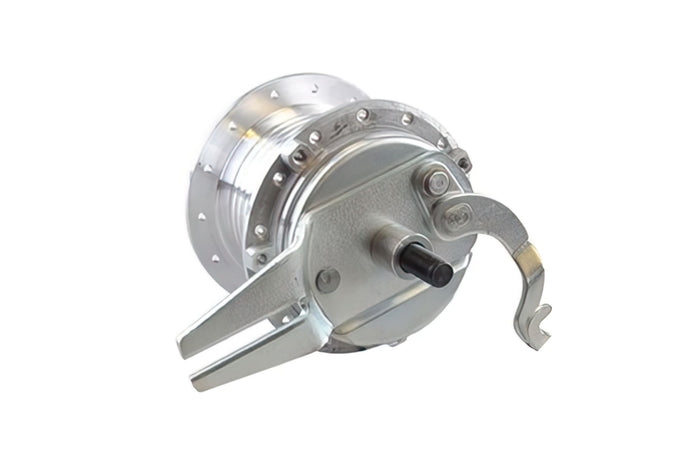 MF10.90101 Mozzo ruota posteriore asse 12mm - 28 fori Peugeot 103 Leleu