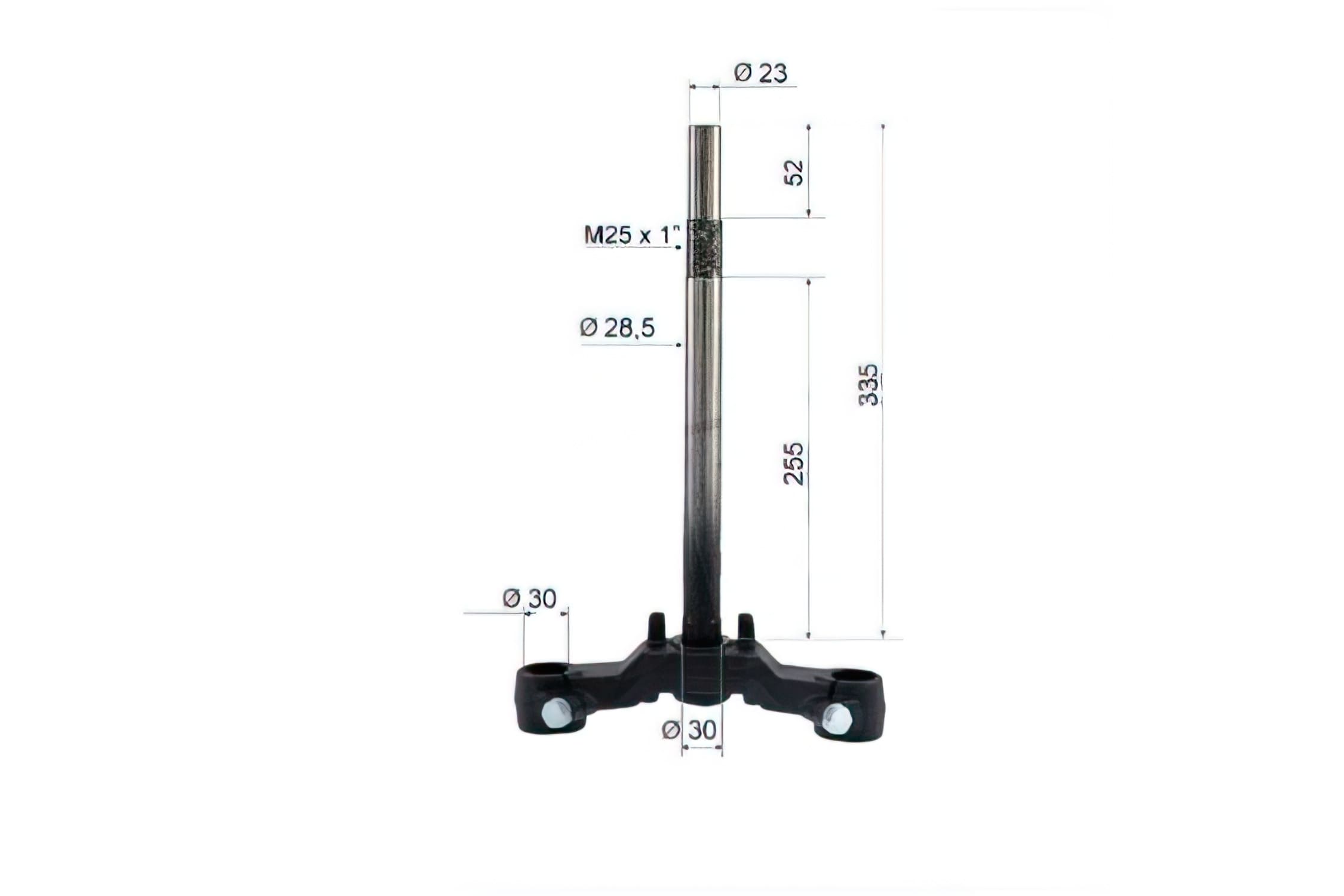 MF93.101 Ponte Forcella di Ricambio d.30mm Yamaha BW'S / MBK Booster, COD: MF93.101