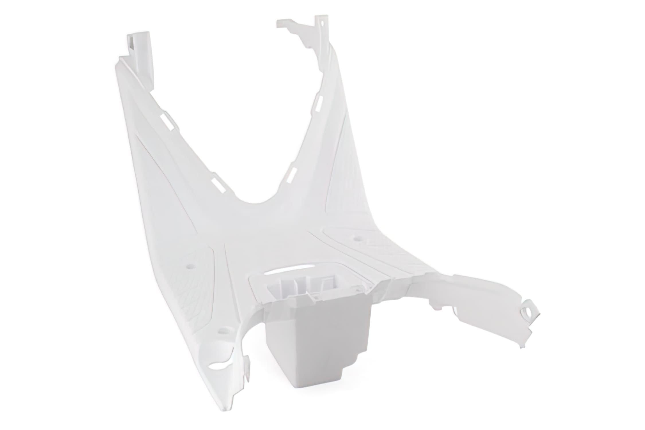 STR-993.03/WH Pedana Poggiapiedi MBK Booster / Bw's 2004, bianco, COD: STR-993.03/WH