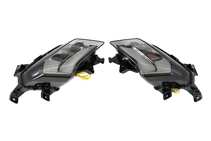 A204361M Fanalino completo LED con frecce sfumato Yamaha Tmax 530cc 2017 omologato CE, COD: A204361M