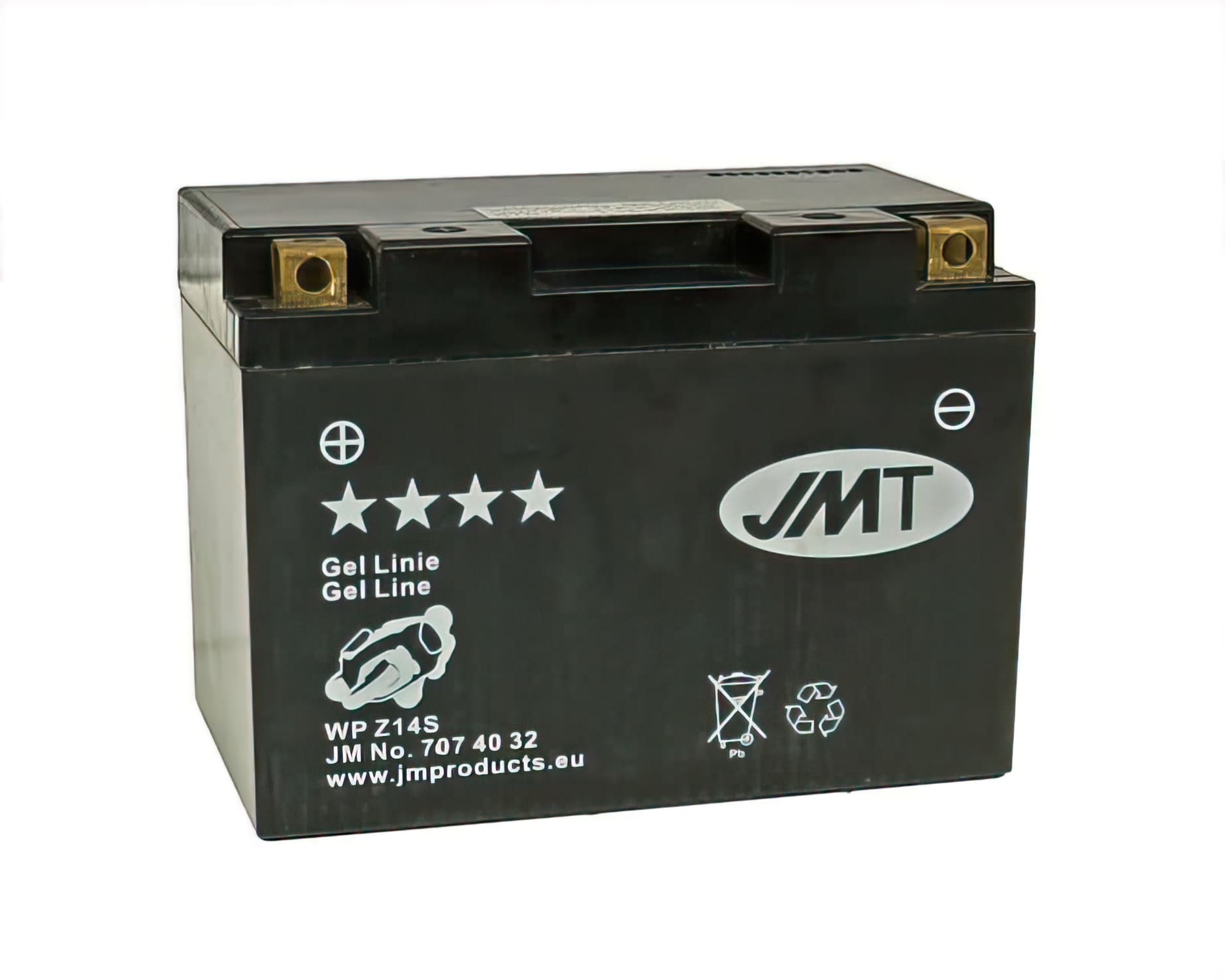 JMT19469 Batteria JMT Gel JMTZ14S Gel senza manutenzione - pronto per l'installazione