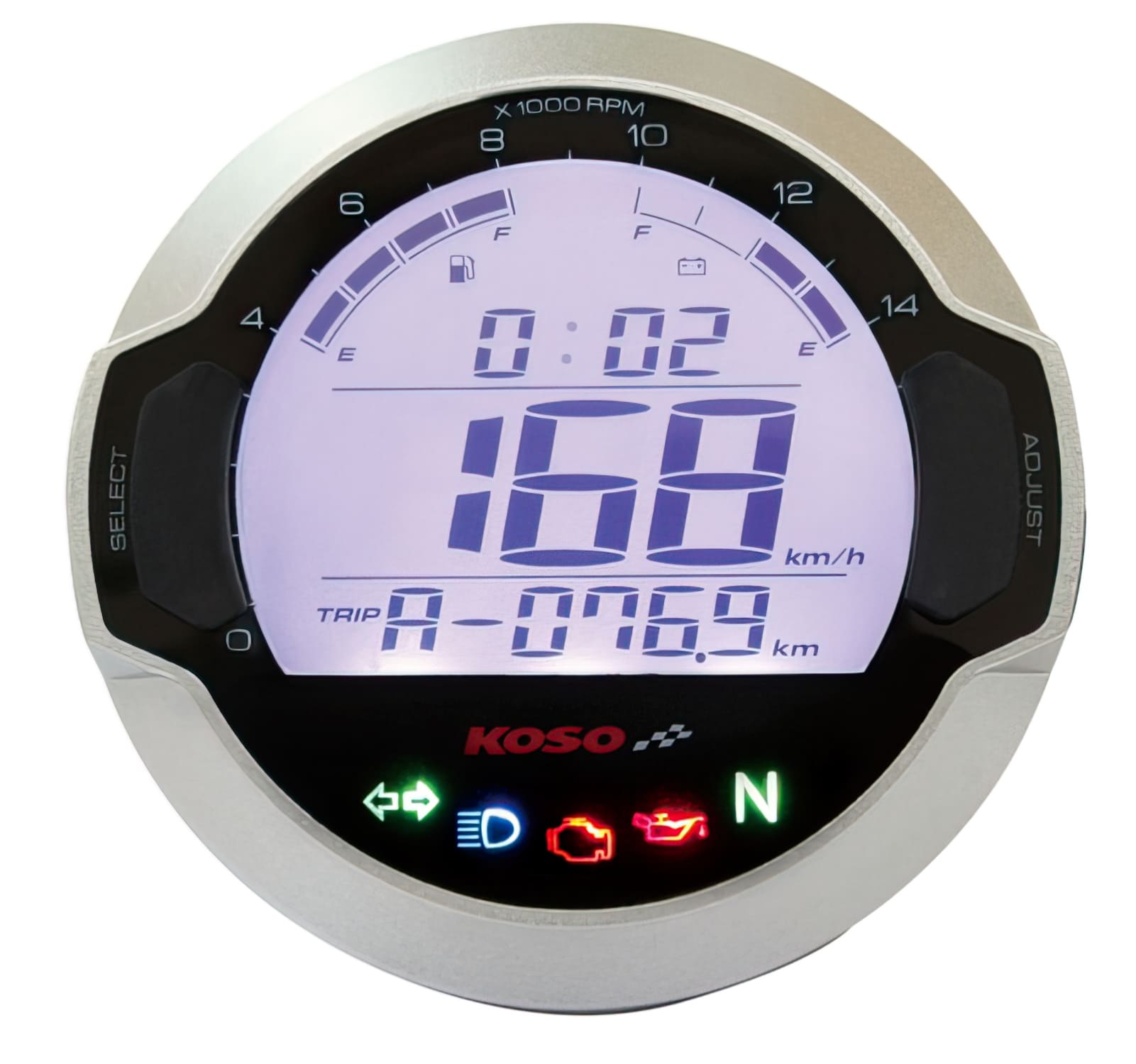 KO-BB642W10 Contachilometri multifunzione Koso DL-03SR GP Style, COD: KO-BB642W10