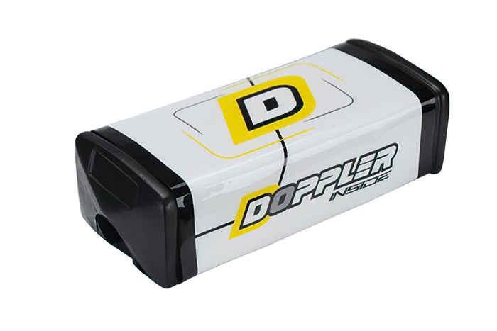 CGN502165 Paracolpi manubrio Doppler Fatbar bianco / giallo
