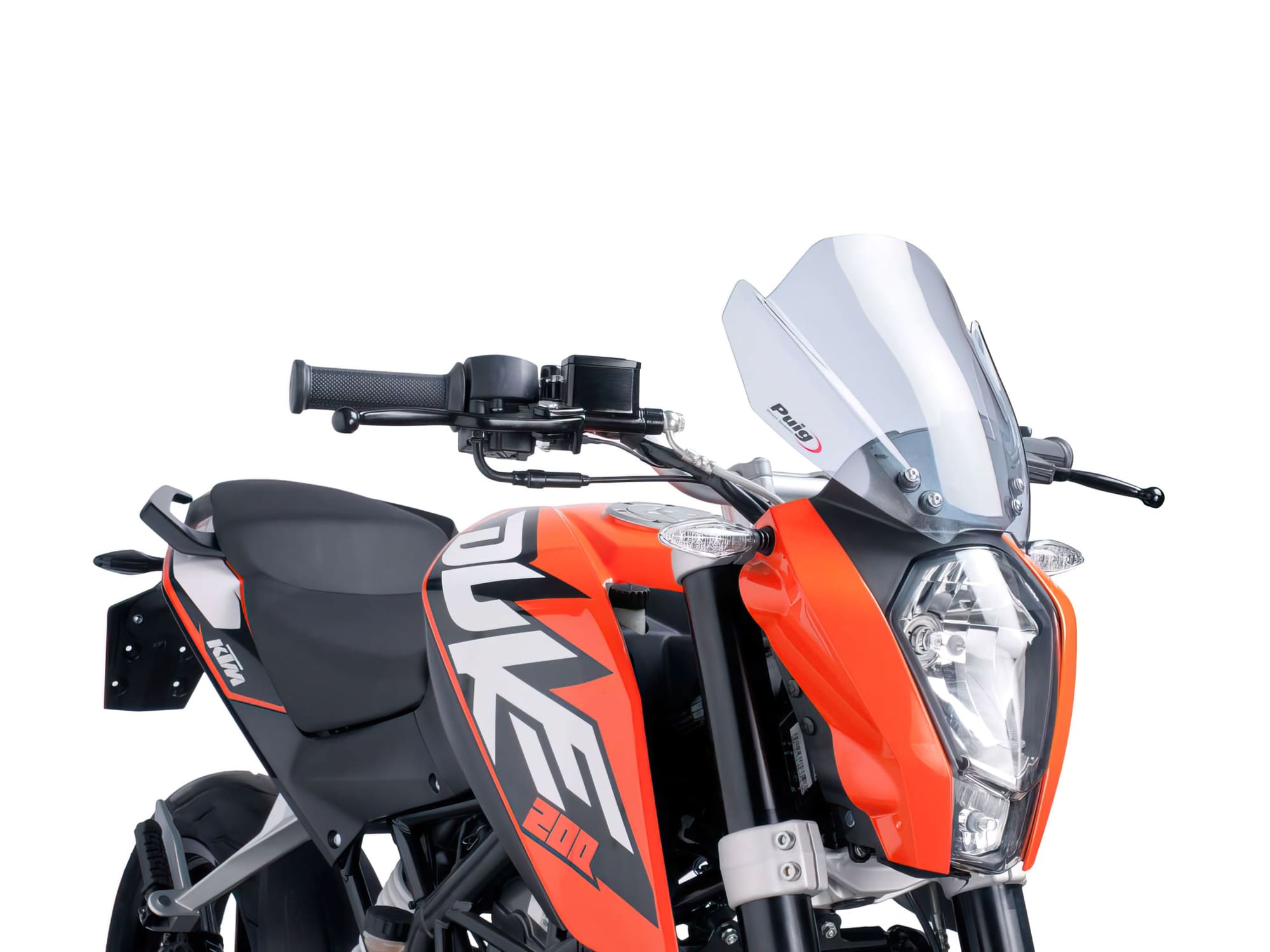 PUI6275W Parabrezza Puig New Generation trasparente KTM Duke 125 / 200 / 390 2011-16