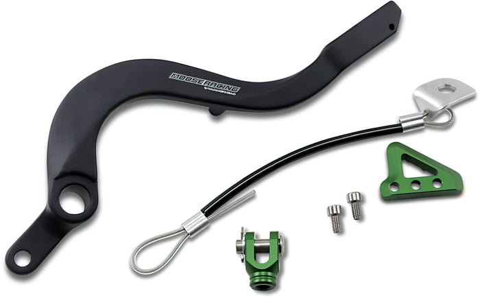 MR16100340 Pedale Freno alluminio Moose Racing KXF 450 verde, COD: MR16100340