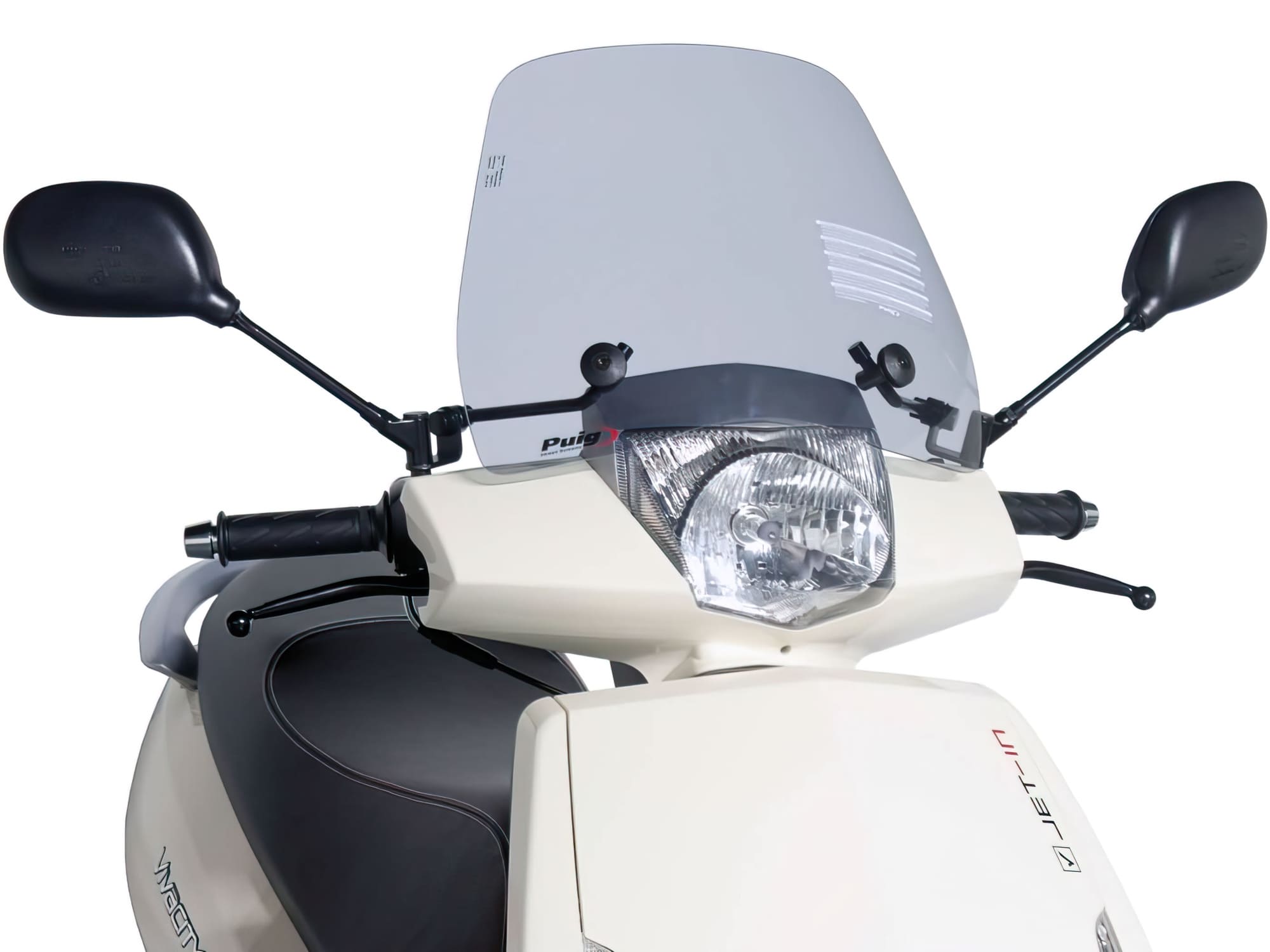 PUI5628H Puig Trafic Windshield Smoked Peugeot Vivacity 50 2009-14