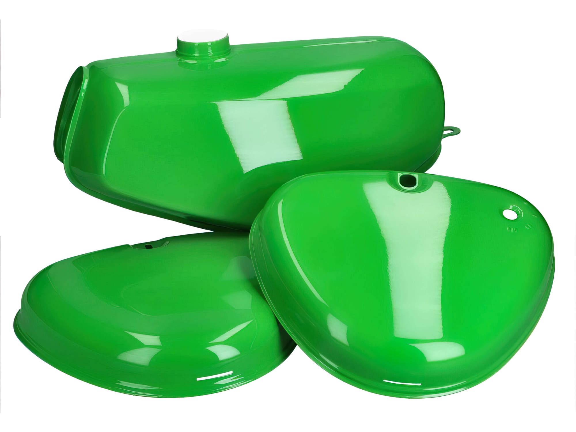 MOF-KIT.C.40551-6018 Set serbatoio + coperchi laterali giallo verde Simson S50 / S51 / S70, COD: MOF-KIT.C.40551-6018