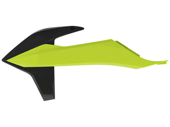 POL-8398600010 Carene laterale anteriore Polisport nero / giallo fluo KTM SX / SX-F, COD: POL-8398600010