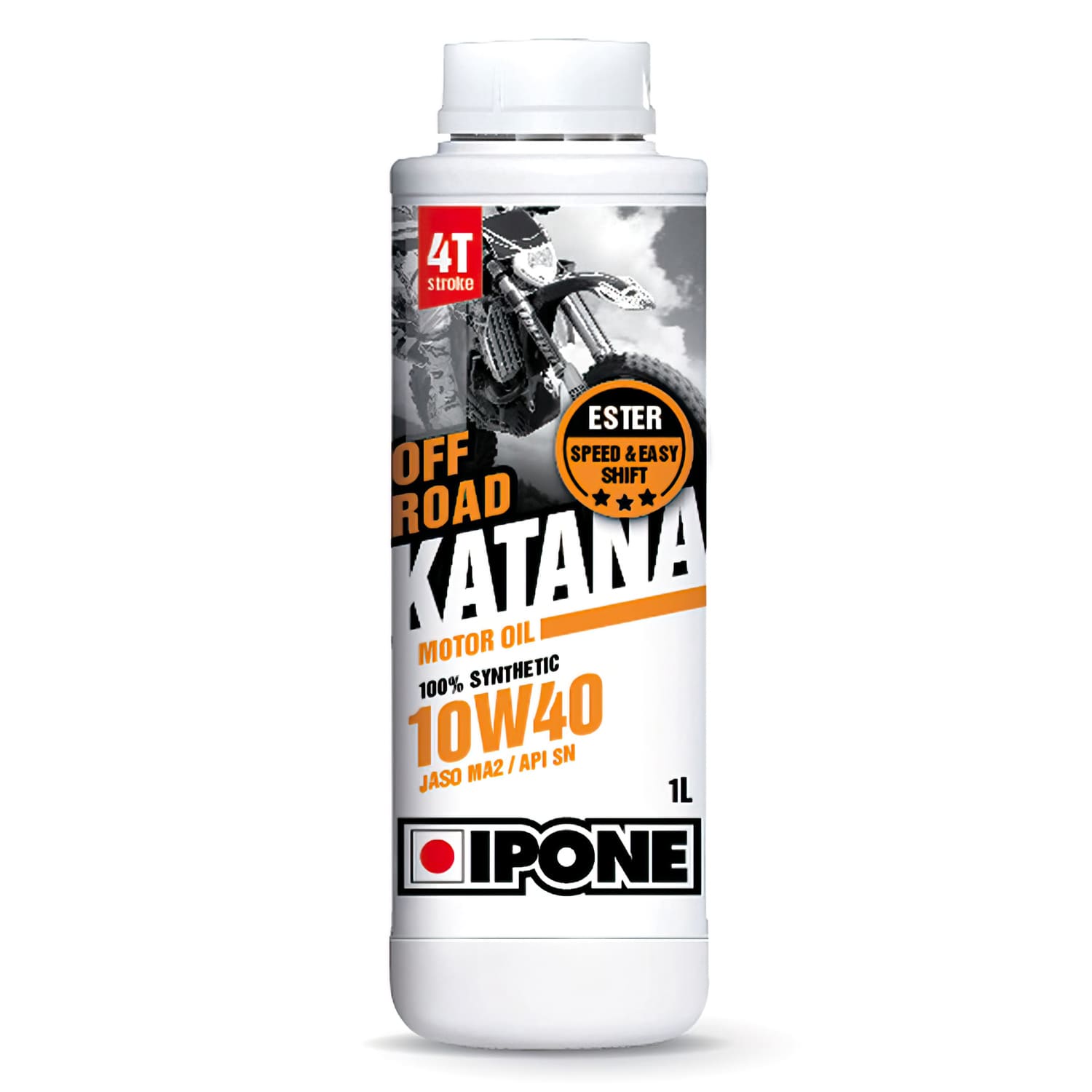 IP-KOFFROAD-10W40/1L Olio Motore 4 tempi 10W40 Ipone Katana Off Road 100% sintetico 1L, COD: IP-KOFFROAD-10W40/1L