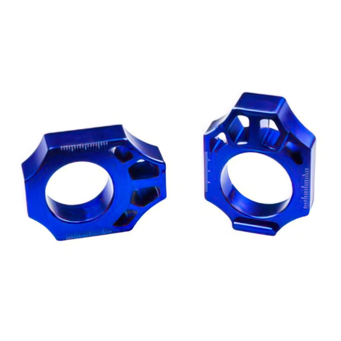 SC-17310277 Tendicatene / blocchi asse Scar alluminio Kawasaki / Suzuki blu, COD: SC-17310277