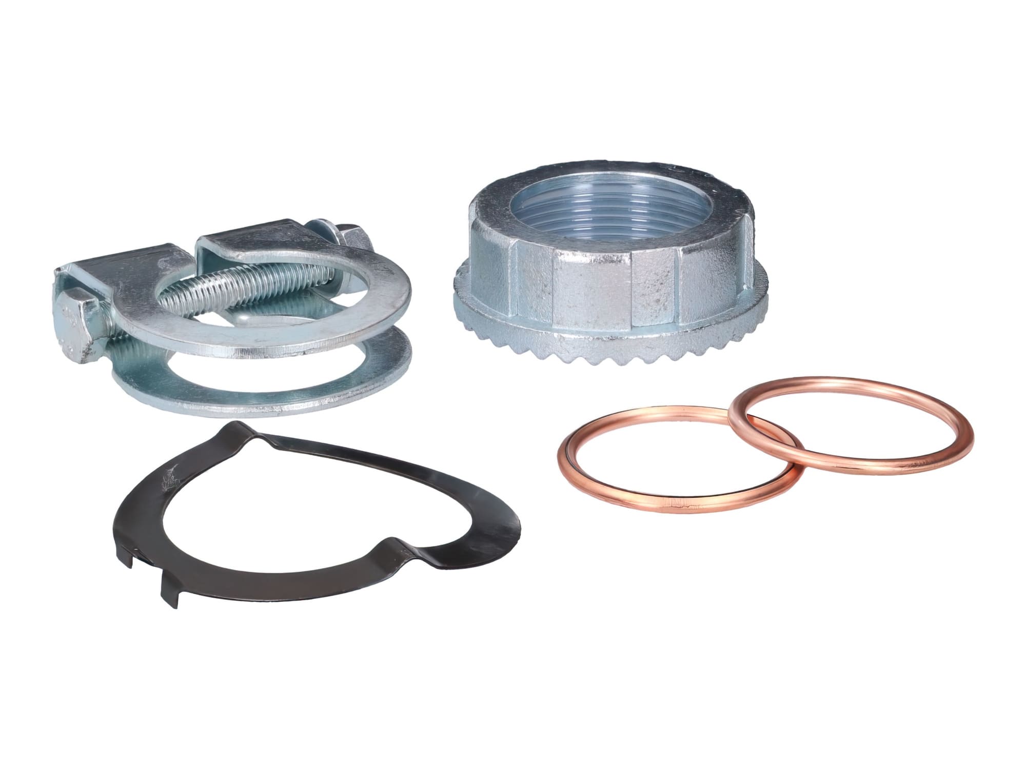 MOF-40117 Kit montaggio collettore scarico 28mm 5 pz. Simson KR51/1 / KR51/2 / S50 / S51 / S53 / S70 / S83 / SR4-1 / SR4-2 / SR4-3 / SR4-4 / SR50 / SR80