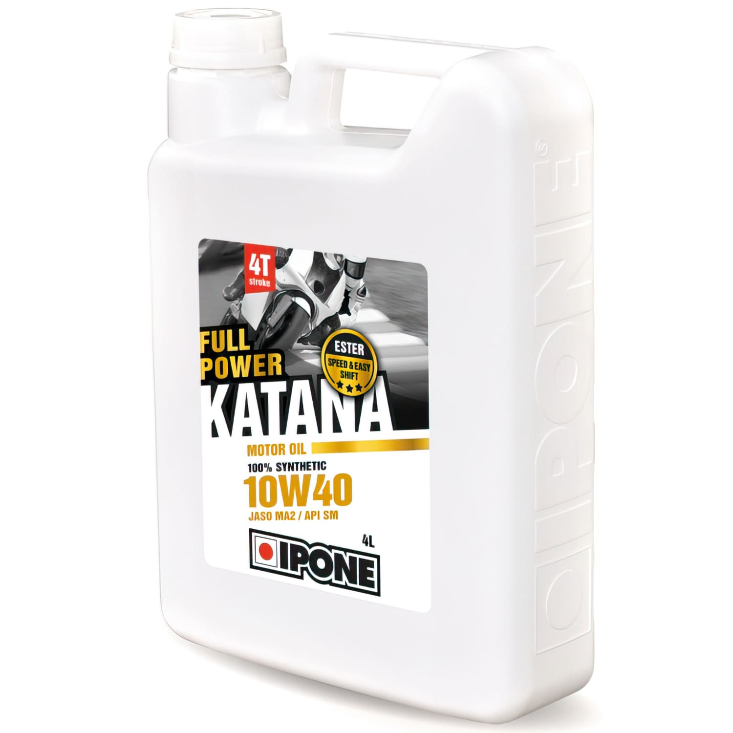 IP-800361 Olio Motore 4 tempi 10W40 Ipone Full Power Katana 100% sintetico 4L, COD: IP-800361