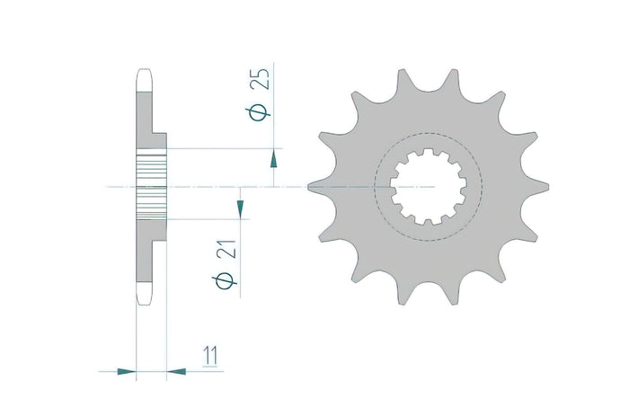 1077133001 Pignone Afam Z12 Husqvarna TC / TE 250 - 450, COD: '1077133001