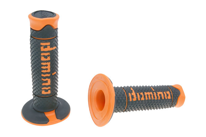 DOM37230RP Manopole Domino A260 Off-Road nero / arancione - Billaricambi SRLS