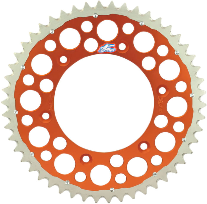 REN-12100983 Corona Renthal 520 Z.48 Twinring arancione KTM / Husqvarna, COD: REN-12100983