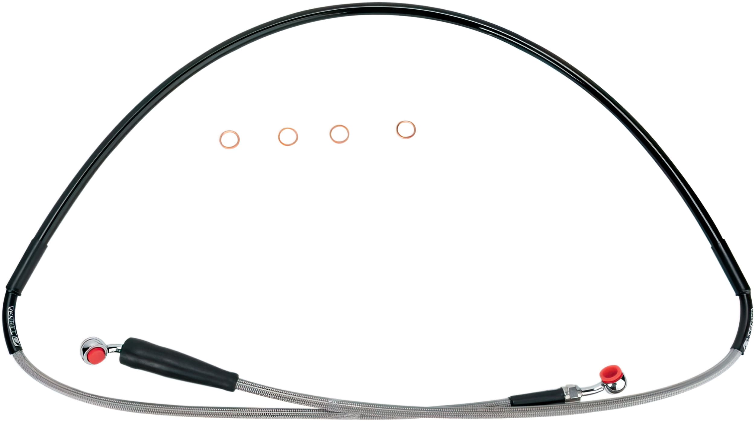 MR17410992 Tubo Freno anteriore treccia d'acciaio Moose Racing DR-Z 400, COD: MR17410992