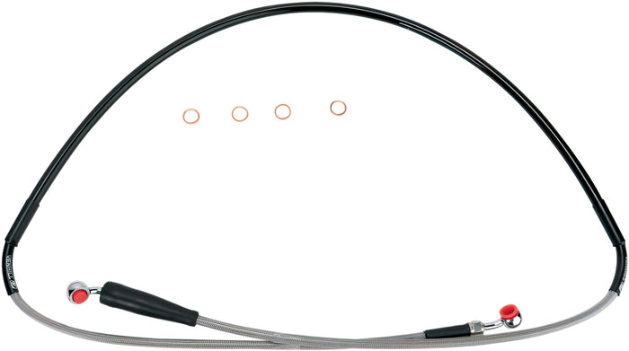 MR17410992 Tubo Freno anteriore treccia d'acciaio Moose Racing DR-Z 400, COD: MR17410992