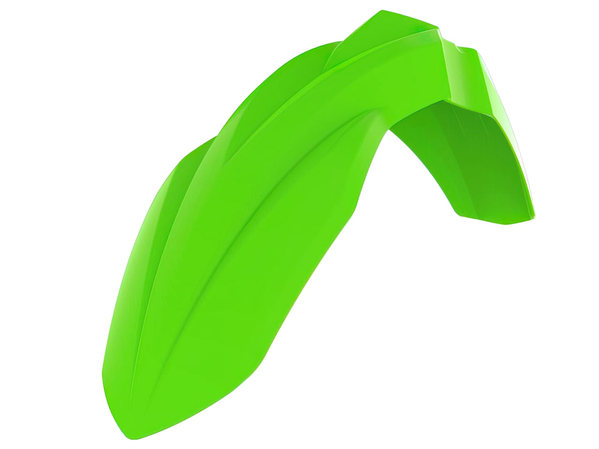 POL-8468000001 Polisport Restyle Lime Green Front Fender Kawasaki KX 125 / 250